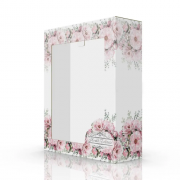 Подарункова коробка для рушників 2-ка Діва з віконцем 280х100х345 мм