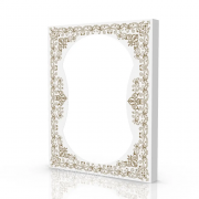 Коробка з вікном кришка+дно (380*305*35 мм.) Gold