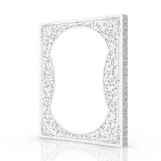 Коробка з вікном кришка+дно (380*305*35 мм.) Silver