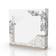 Коробка подарункова з віконцем 4-ка Classic 390*100* 375 мм.