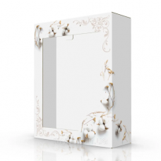 Коробка для рушників з віконцем 3-ка. Роза (320*100*430мм.)