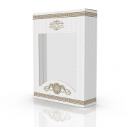 Коробка для рушників з віконцем 3-ка. Вензель (320*100*430мм.)