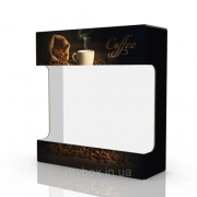 Коробка з мікрогофрокартону з дизайном 190*180*60мм. Lattee