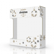 Новорічна коробка з мікрогофрокартону з дизайном 190*180*60мм. Подарунок