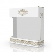 Коробка з мікрогофрокартону з дизайном 190*180*60мм. Gold